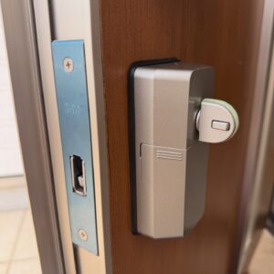 取付後のスマートロックの外観